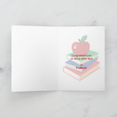 アップル、本、教育 カード (内部)