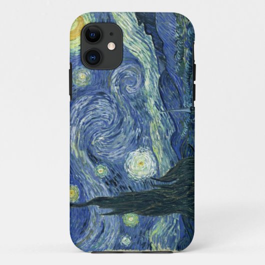 アップルiphoneファンゴッホ星空の夜のセルスリーブ Case-Mate iPhoneケース (裏面)