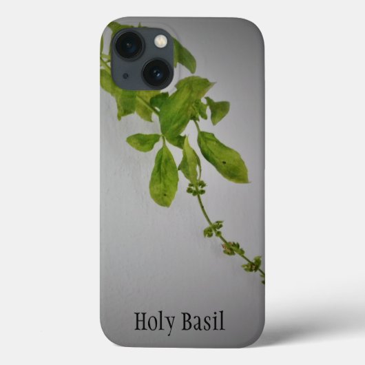 アップルiPhone 13ケース ホーリーバジルデザインスタイル Case-Mate iPhoneケース (裏面)