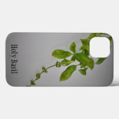 アップルiPhone 13ケース ホーリーバジルデザインスタイル Case-Mate iPhoneケース (裏面 (横))
