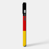 アップルiPhone 15 Plusケース、ドイツ国旗デザイン iPhoneケース (左側面)