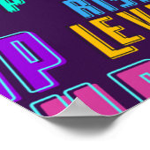 アップレベルアップ前向き引用文 ポスター (角)