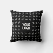 アップロードされたイメージデザインまたはロゴ | パテユニークン クッション (裏面)