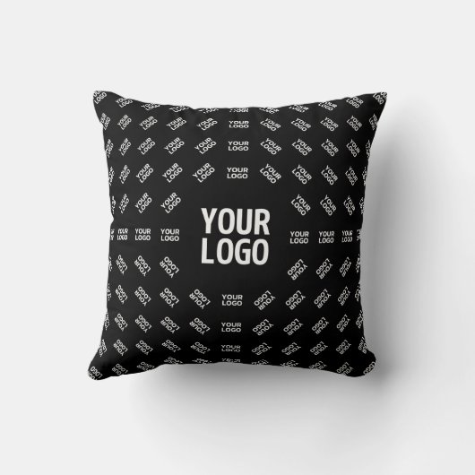 アップロードされたイメージデザインまたはロゴ | パテユニークン クッション (裏面)