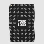 アップロードされたイメージデザインまたはロゴ | パテユニークン ゴルフタオル (正面)