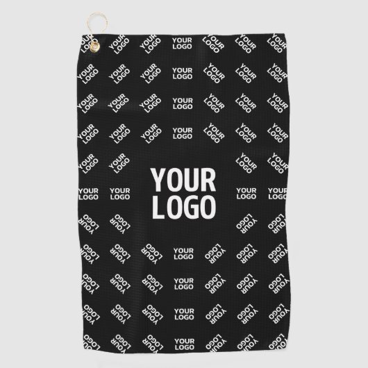 アップロードされたイメージデザインまたはロゴ | パテユニークン ゴルフタオル (正面)