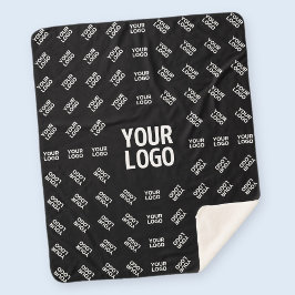 アップロードされたイメージデザインまたはロゴ | パテユニークン シェルパブランケット