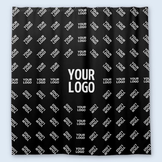 アップロードされたイメージデザインまたはロゴ | パテユニークン シャワーカーテン
