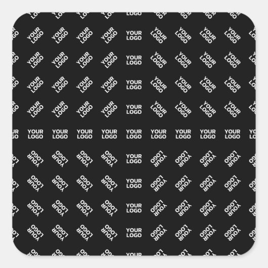 アップロードされたイメージデザインまたはロゴ | パテユニークン スクエアシール (正面)