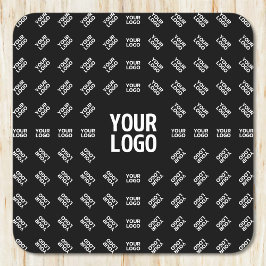 アップロードされたイメージデザインまたはロゴ | パテユニークン スクエアペーパーコースター