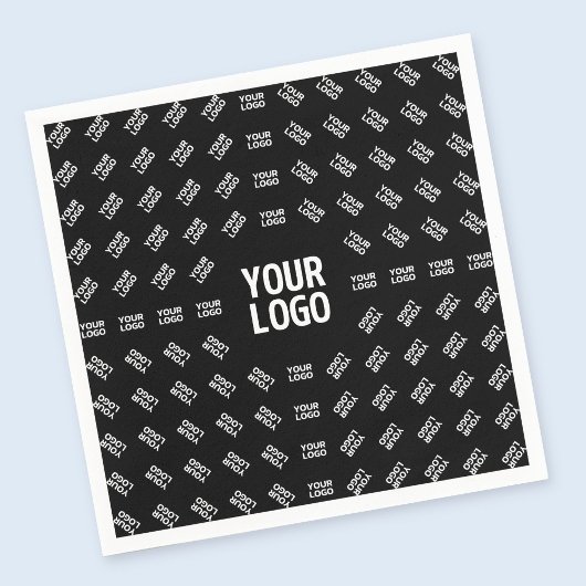 アップロードされたイメージデザインまたはロゴ | パテユニークン スタンダードカクテルナプキン