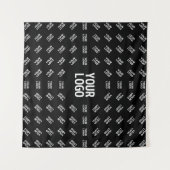 アップロードされたイメージデザインまたはロゴ | パテユニークン タペストリー (正面(横))