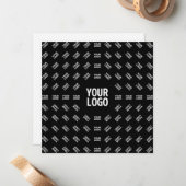 アップロードされたイメージデザインまたはロゴ | パテユニークン ノートカード (正面/裏面インサイチュ)