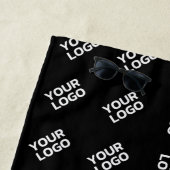 アップロードされたイメージデザインまたはロゴ | パテユニークン ビーチタオル (インサイチュ)