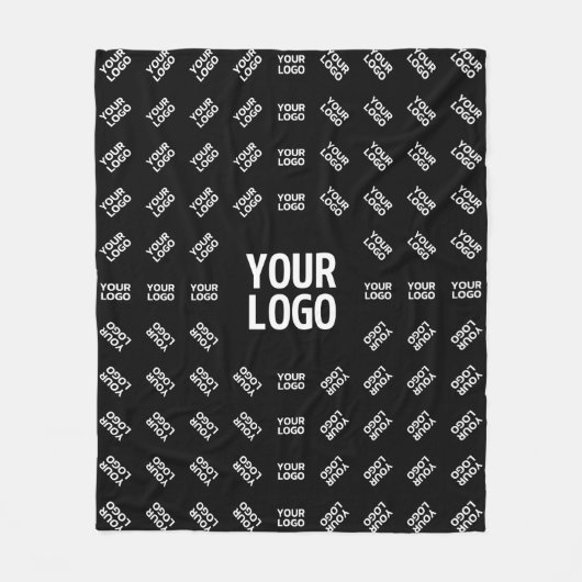 アップロードされたイメージデザインまたはロゴ | パテユニークン フリースブランケット (正面)