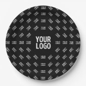 アップロードされたイメージデザインまたはロゴ | パテユニークン ペーパープレート (正面)