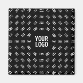 アップロードされたイメージデザインまたはロゴ | パテユニークン マグネット (正面)