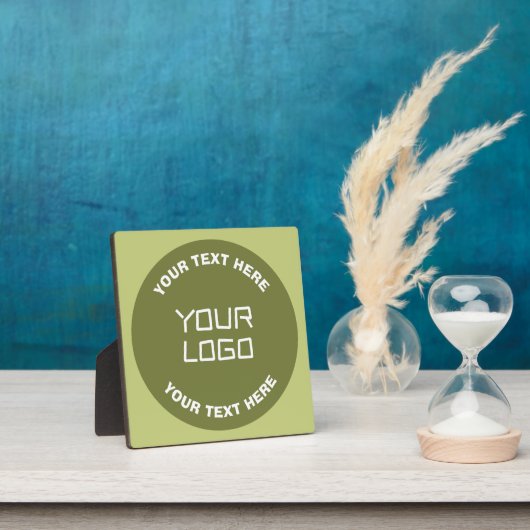 アップロードされたロゴまたはデザインおよび編集可能文字任意の色 フォトプラーク (インサイチュ)