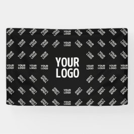 アップロードされた画像デザインまたはロゴ | ユニークなパターン 横断幕