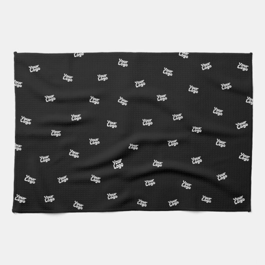 アップロードされた画像、デザイン、またはロゴのランダム化 キッチンタオル (横)