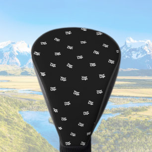 アップロードされた画像、デザイン、またはロゴのランダム化 ゴルフヘッドカバー