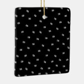 アップロードされた画像、デザイン、またはロゴのランダム化 セラミックオーナメント (右)