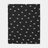 アップロードされた画像、デザイン、またはロゴのランダム化 フリースブランケット (正面)