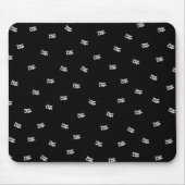 アップロードされた画像、デザイン、またはロゴのランダム化 マウスパッド (正面)