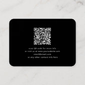 アップロードされた画像、デザイン、またはロゴのランダム化 名刺 (裏面)