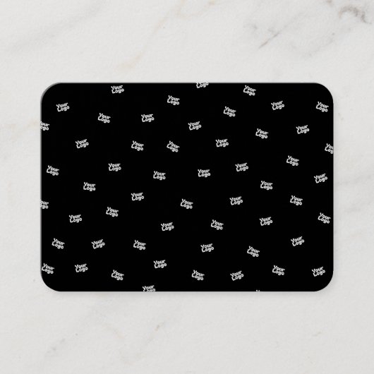 アップロードされた画像、デザイン、またはロゴのランダム化 名刺 (正面)