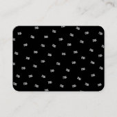 アップロードされた画像、デザイン、またはロゴをランダム配置 名刺 (正面)