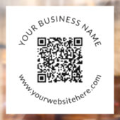 アップロードされたQRコードテンプレート(編集可能文字) ウィンドウサイン (シート2)