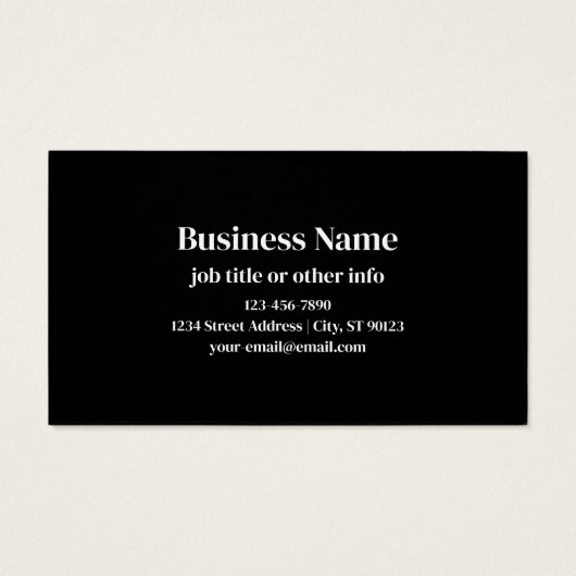 アップロードしたビジネスロゴまたはその他のデザイン (裏面)