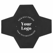 アップロードしたビジネスロゴまたはその他のデザイン サッカーボール (フラット)