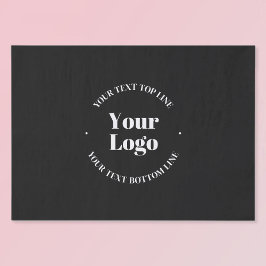 アップロードしたビジネスロゴまたはその他のデザイン 薄葉紙