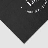 アップロードしたビジネスロゴまたはその他のデザイン 薄葉紙 (詳細)