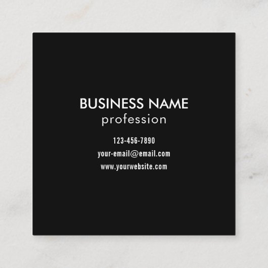 アップロードしたロゴまたは画像 | パテモダンン スクエア名刺 (裏面)