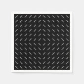 アップロードしたロゴまたは画像 | パテモダンン スタンダードカクテルナプキン (正面)