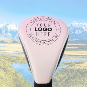 アップロードしたロゴ   編集可能な循環文字 ゴルフヘッドカバー