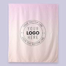 アップロードしたロゴ | 編集可能な循環文字 タペストリー