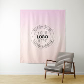 アップロードしたロゴ | 編集可能な循環文字 タペストリー (インサイチュ)