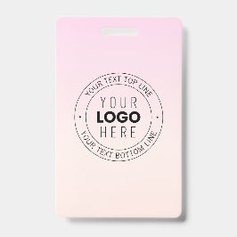 アップロードしたロゴ | 編集可能な循環文字 バッジ