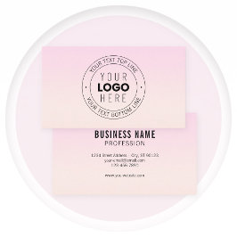 アップロードしたロゴ | 編集可能な循環文字 名刺