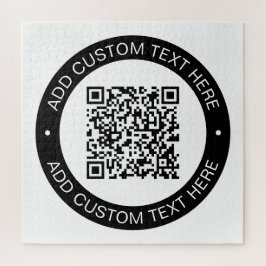 アップロードした独自のQRコードまたはイメージで置き換え ジグソーパズル