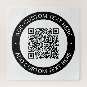 アップロードした独自のQRコードまたはイメージで置き換え ジグソーパズル