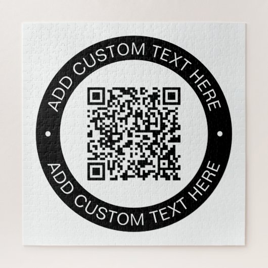 アップロードした独自のQRコードまたはイメージで置き換え ジグソーパズル (縦)