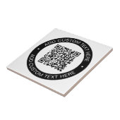 アップロードした独自のQRコードまたはイメージで置き換え タイル (側面)