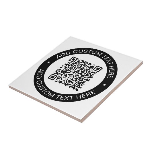 アップロードした独自のQRコードまたはイメージで置き換え タイル (側面)