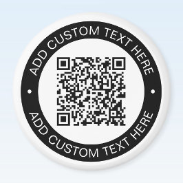 アップロードした独自のQRコードまたはイメージで置き換え マグネット