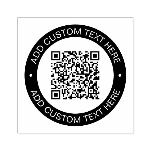 アップロードした独自のQRコードまたはイメージで置き換え ラバースタンプ (インプリント)